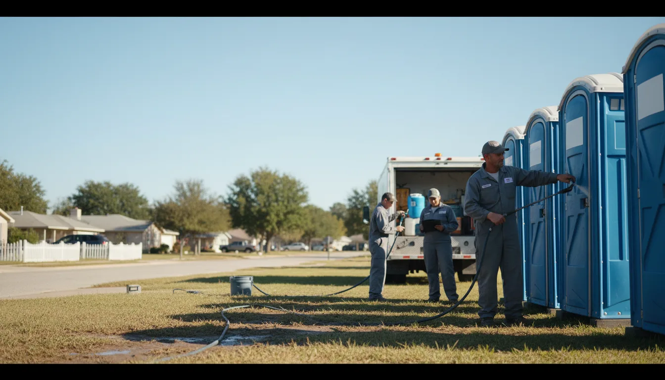 Long-Term Portable Toilet Rental in Black, AL near me